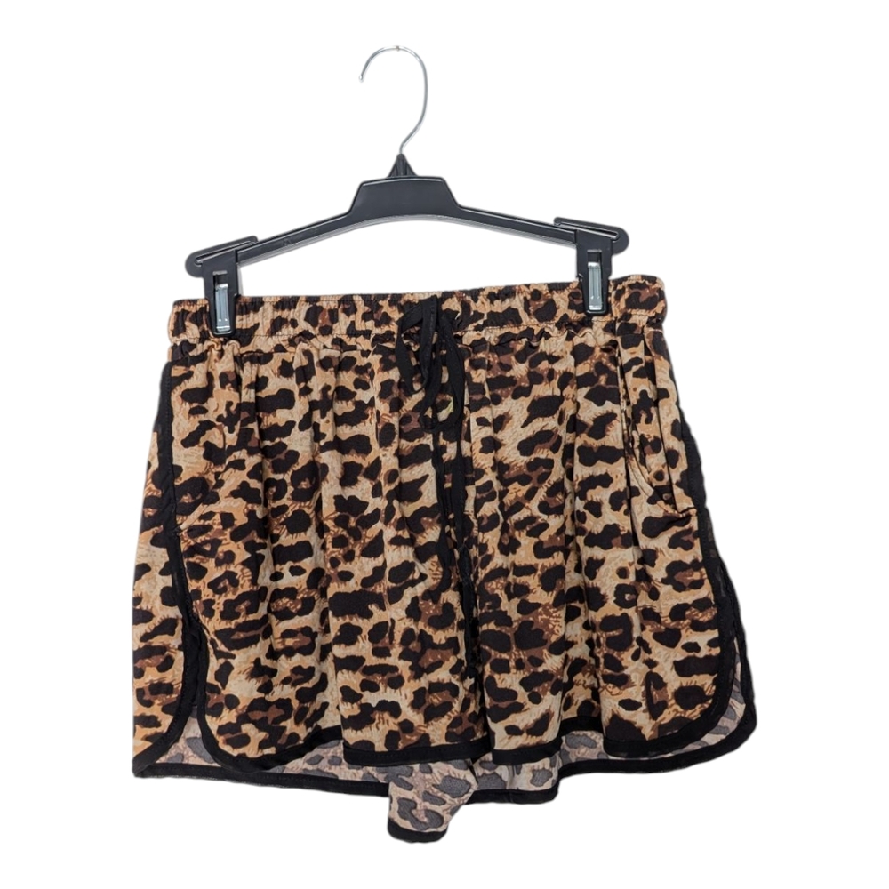 Leopard Print Shorts
